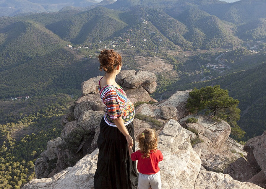 Mirador del garbi con niños