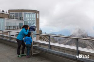 Estación superior del Säntis. Suiza con niños Appenzell