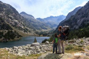 Pirineo catalan con niños