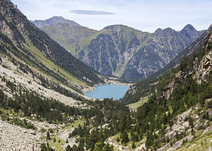 excursion con niños lago de gaube