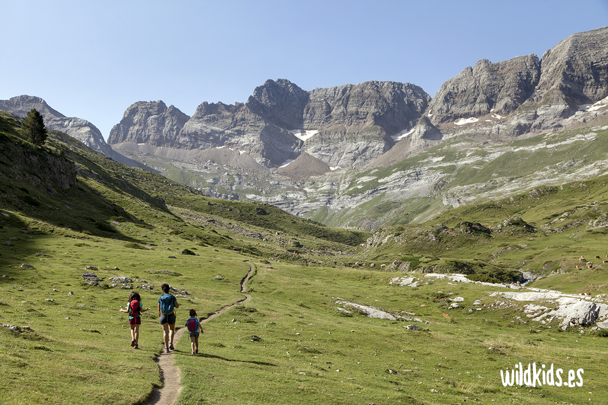 Altos Pirineos con niños