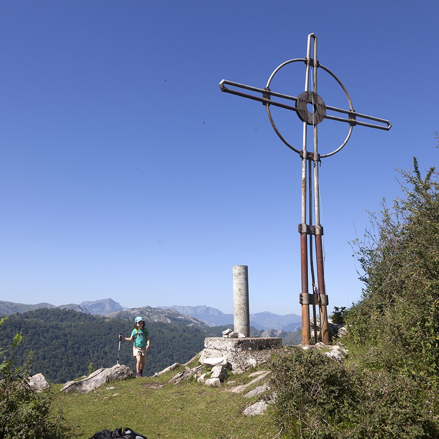 Excursión con niños a la cruz de Priena