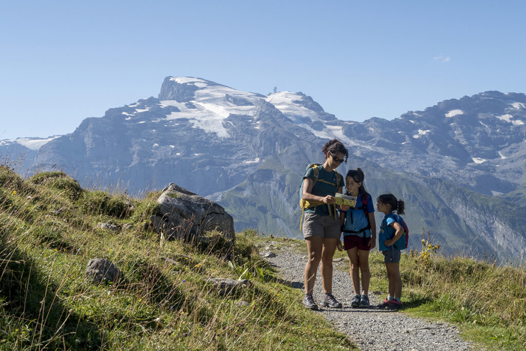 Engelberg con niños