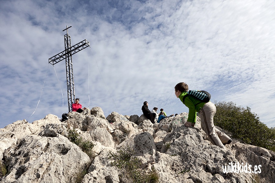 Excursion con niños a la Creu del Cardenal en la Murta