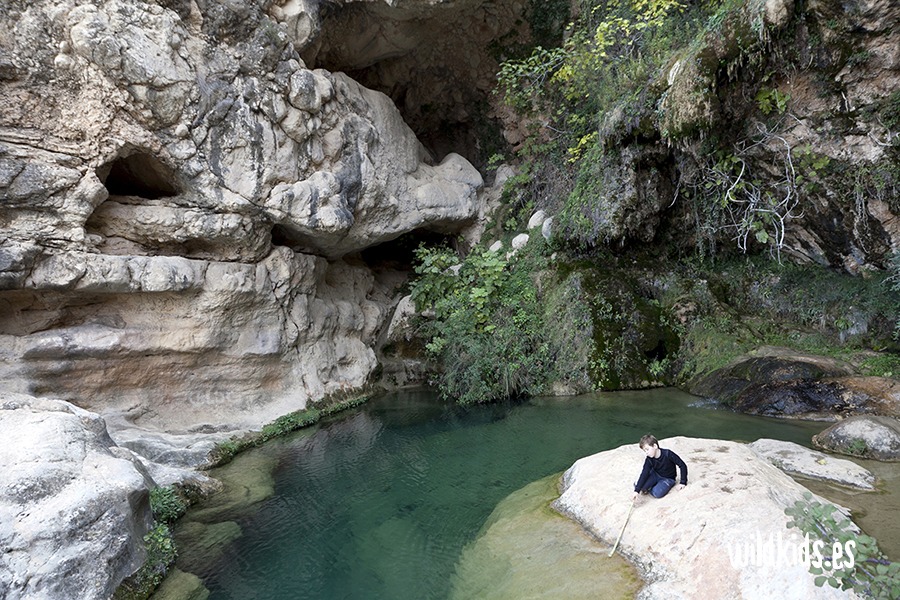 Excursion con niños en Alborache a la cueva de las Palomas