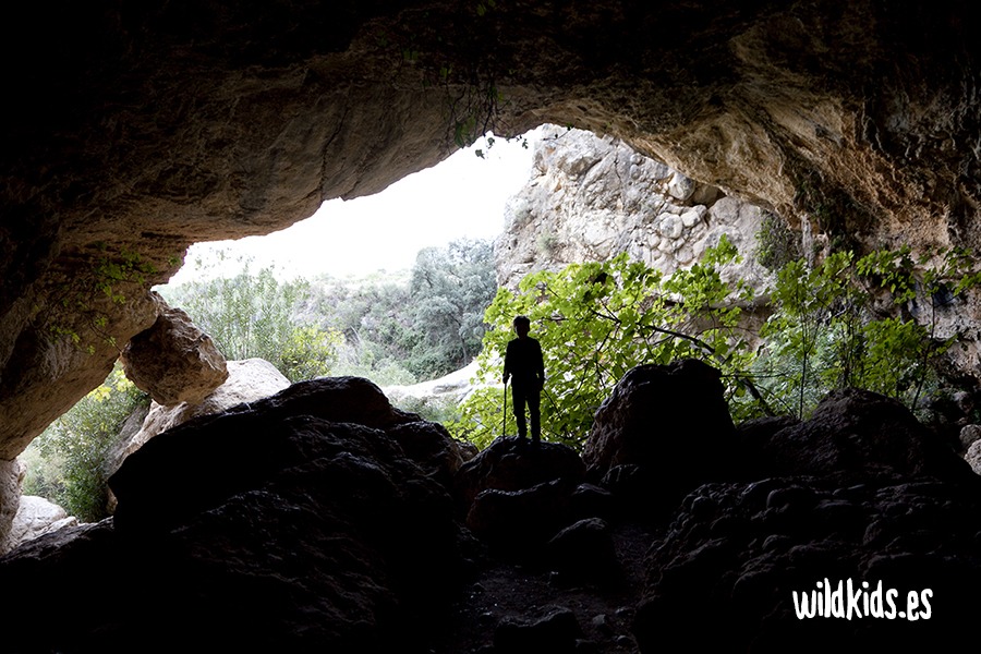 Excursion con niños en Alborache a la cueva de las Palomas