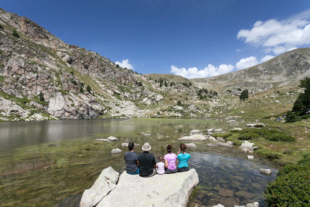 Excursion con niños a los estanys de la Pera