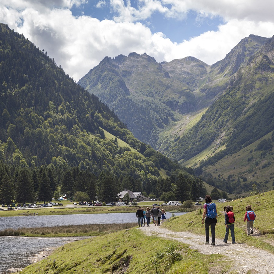 Excursión con niños en el valle de Estaing