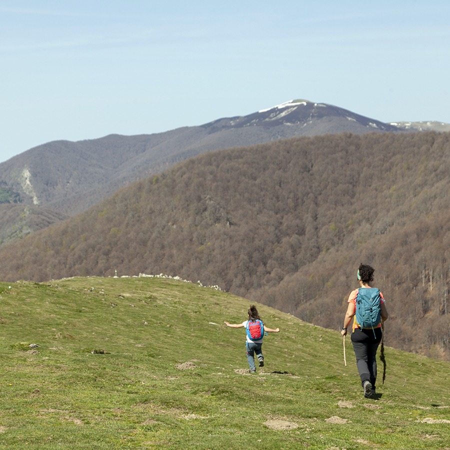 Excursión con niños al Monte Azalegi
