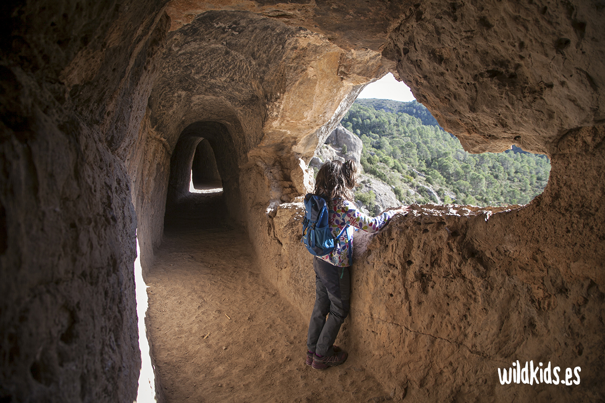 Excursion con niños a Peña Cortada en Valencia