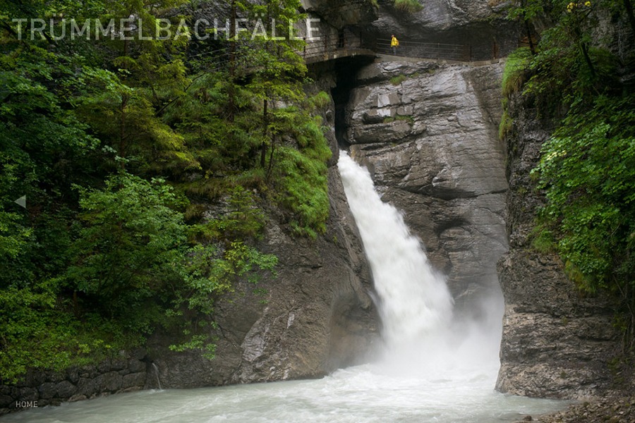 Gargantas en Suiza Trummenbach Gargantas en Suiza: Trümmenbach