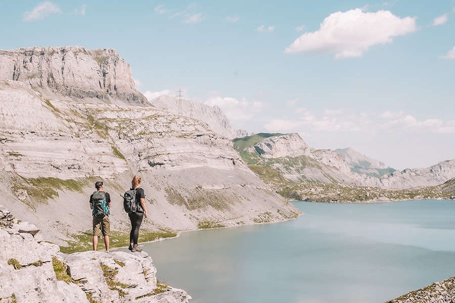 Lagos de montaña en Suiza: Daubensee