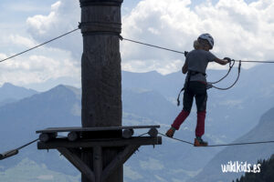 Viajar a Lucerna con niños en Monte Pilatus: Fräkmüntegg