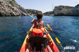 Menorca con niños en familia