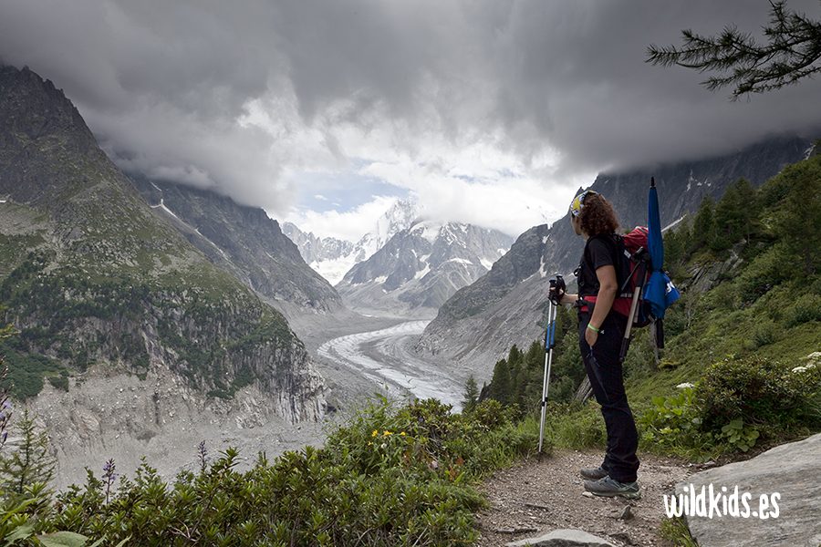 Mirador glaciar Argentiere en Chamonix Mirador glaciar Argentiere en