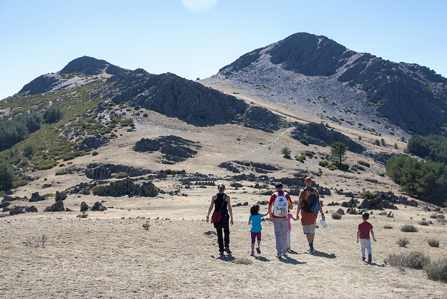 Peña de la Cabra con niños (2) Excursión con niños a la peña de la Cabra
