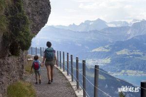 Rutas faciles con niños en Suiza