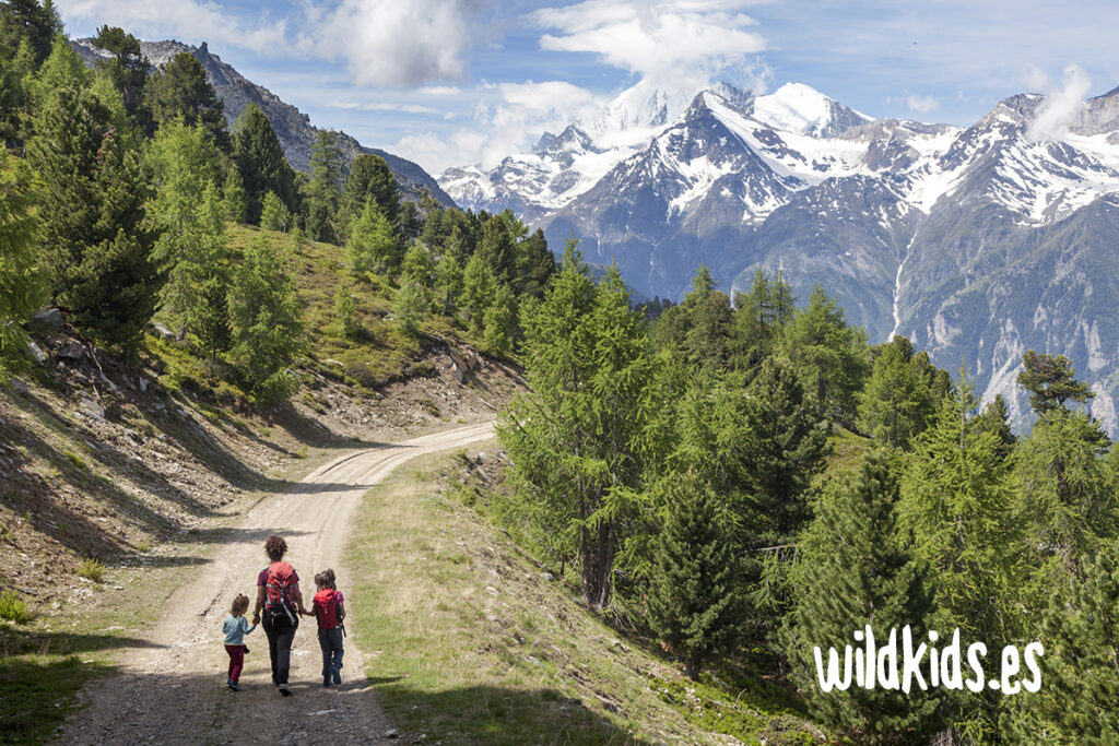 Suiza con niños en familia: Grachen