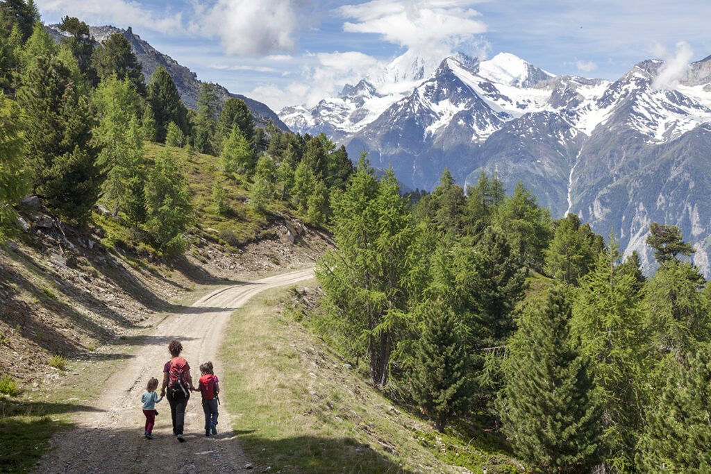 Suiza con niños en familia: Grachen