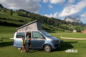 Viajar con niños a Suiza en camper