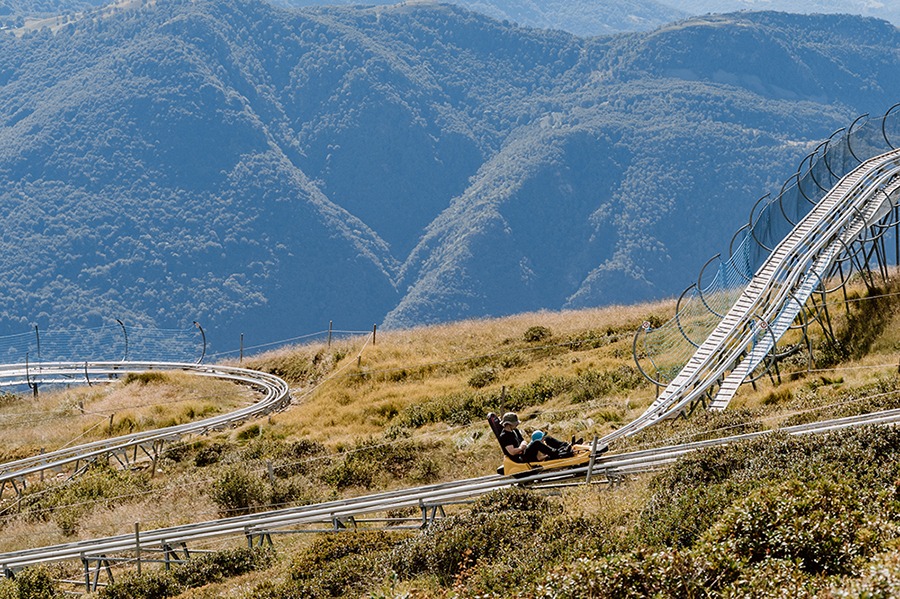 Toboganes alpinos en Suiza: Coaster Bob