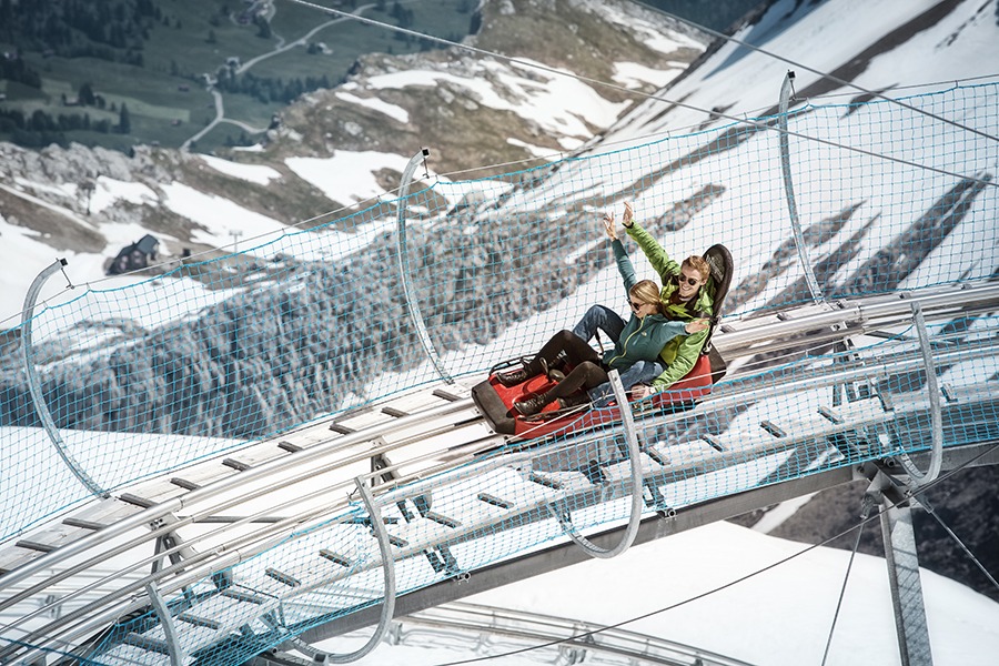 Toboganes alpinos en Suiza: Scex Rouge