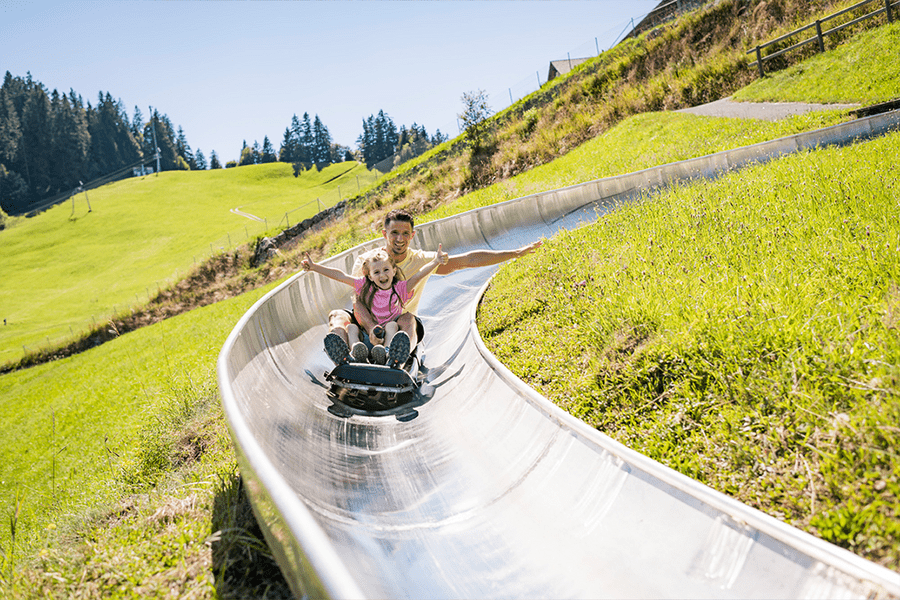 Toboganes alpinos en Suiza: Stuckli run