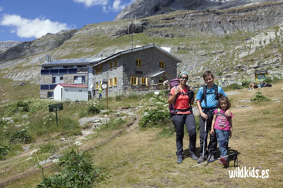 Valle de Ordesa con niños - Refugio de Goriz Valle de Ordesa con niños en el Pirineo aragonés - Refugio de Goriz