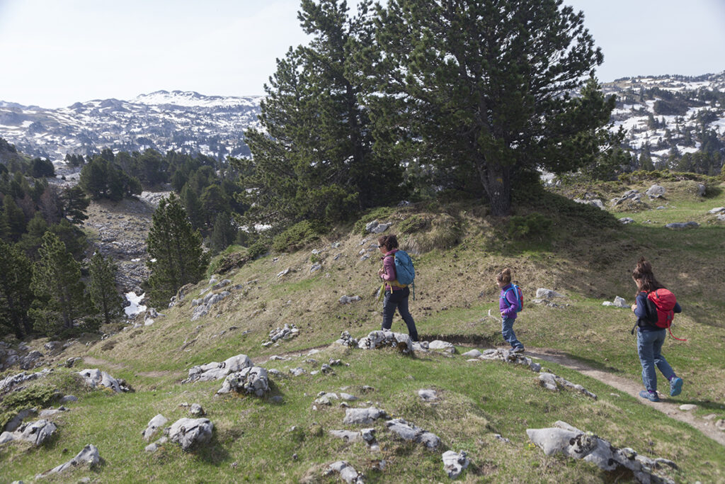 Valle de Roncal con niños