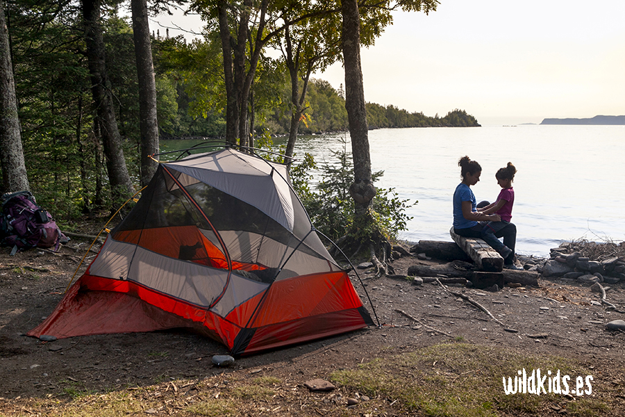acampar montaña niños 06 Dormir en la montaña con niños