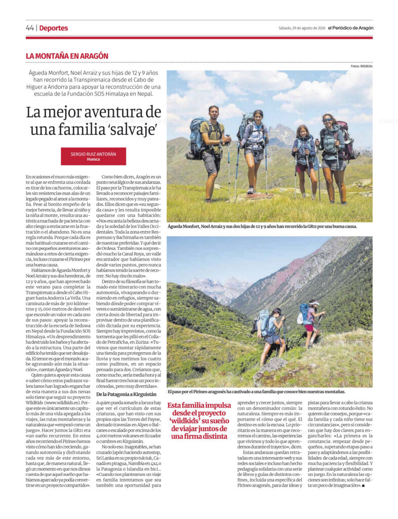wildkids transpirenaica familia peridico aragon